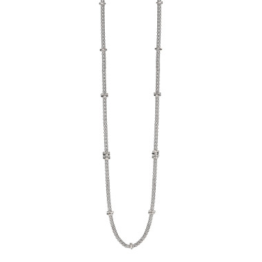 Halsschmuck, Weißgold, FOPE Prima langes Collier
