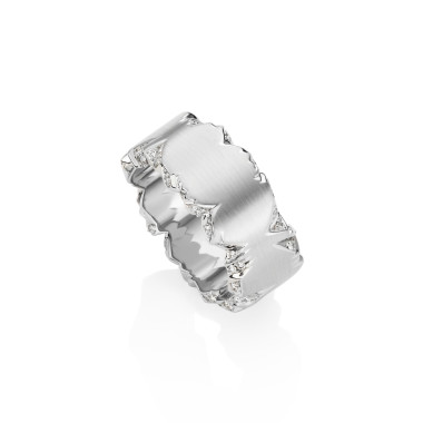 Ringe, Weißgold, Schmuckwerk Ring Alpenring