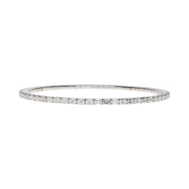         Weißgold, Armschmuck, Demeglio Tennisarmband