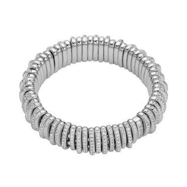         Weißgold, Armschmuck, FOPE Eka Flex'it Armband mit Diamantpavé