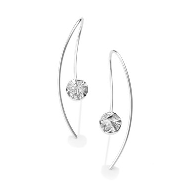 Ohrringe, Weißgold, Schmuckwerk Alpen Ohrhänger