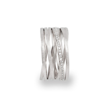         Weißgold, Ringe, Schmuckwerk Saturn Ring
