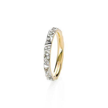 Ringe, Weißgold, Schmuckwerk Ring Alpenring