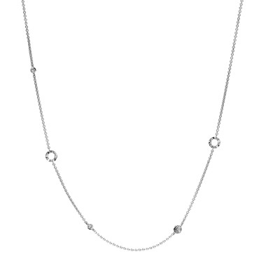 Halsschmuck, Platin, Schmuckwerk Alpen Halskette