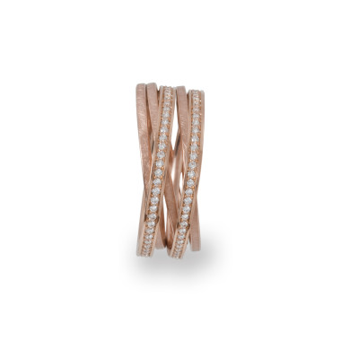         Rotgold, Ringe, Schmuckwerk Saturn Ring