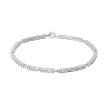 Armschmuck, Weißgold, Schmuckwerk Armband Saturn