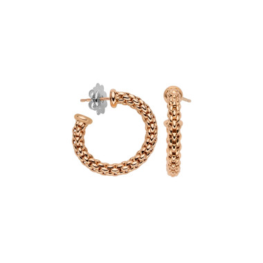 Ohrringe, Roségold, FOPE Essentials Creolen