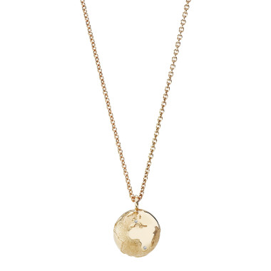 Halsschmuck, Rotgold, Schmuckwerk Halskette Meine Welt