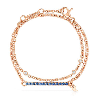 Armschmuck, Roségold, Cervera Barcelona Twisted Armband