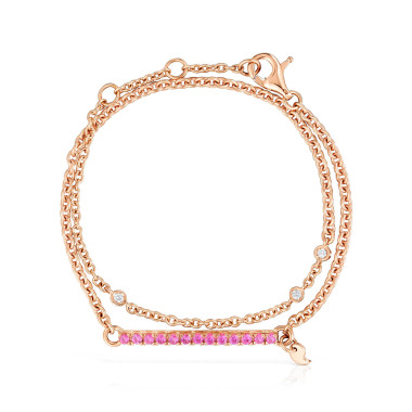         Roségold, Armschmuck, Cervera Barcelona Twisted Armband