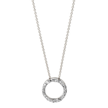 Halsschmuck, Weißgold, Schmuckwerk Halskette 