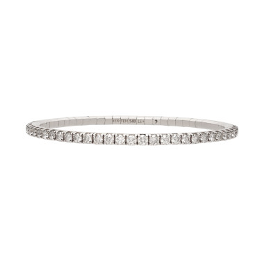         Weißgold, Armschmuck, Demeglio Tennisarmband