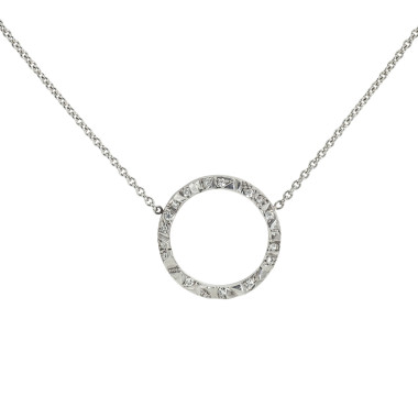 Halsschmuck, Platin, Schmuckwerk Halskette 