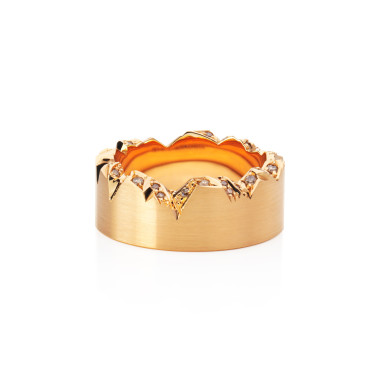 Ringe, Rotgold, Schmuckwerk Ring Alpenring