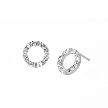 Ohrringe, Platin, Schmuckwerk Alpen Ohrstecker