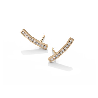 Ohrringe, Rotgold, Schmuckwerk Ohrstecker Saturn