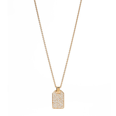 Halsschmuck, Rotgold, Schmuckwerk Halskette Meine Welt