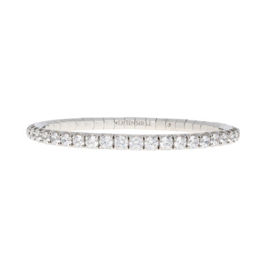         Weißgold, Armschmuck, Demeglio Tennisarmband