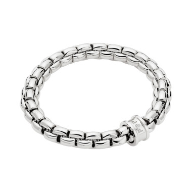 Armschmuck, Weißgold, FOPE Eka Flex'it Armband mit weißen Brillanten