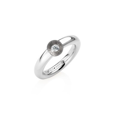         Platin, Ringe, Schmuckwerk Glasklar Ring