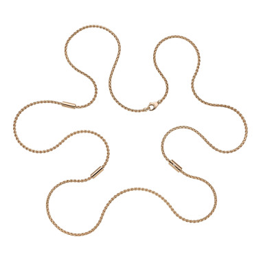 Halsschmuck, Roségold, FOPE Aria lange Halskette