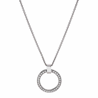 Halsschmuck, Platin, Schmuckwerk Halskette Saturn