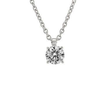 Halsschmuck, Weißgold, Hans D. Krieger Anhänger mit Kette