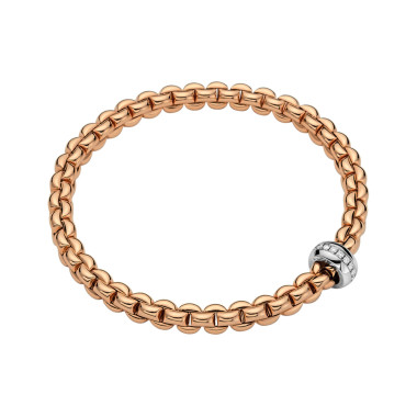 Armschmuck, Weißgold, FOPE Eka Flex'it Armband mit Diamanten