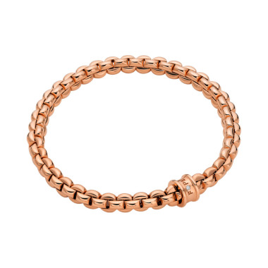Armschmuck, Roségold, FOPE Eka Flex'it Armband mit weißen Brillanten
