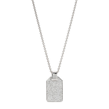 Halsschmuck, Weißgold, Schmuckwerk Halskette Meine Welt