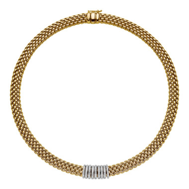         Gelbgold, Halsschmuck, FOPE Panorama Collier