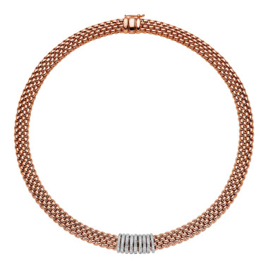         Roségold, Halsschmuck, FOPE Panorama Collier
