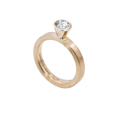         Rotgold, Ringe, Schmuckwerk Alpen Solitärring