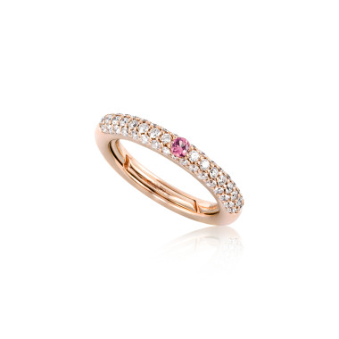 Ringe, Roségold, Adolfo Courrier Confetto Ring