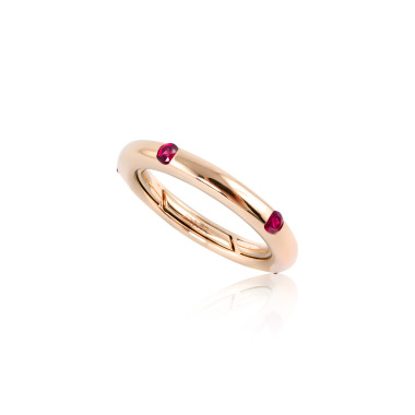 Ringe, Roségold, Adolfo Courrier Bordeaux Ring
