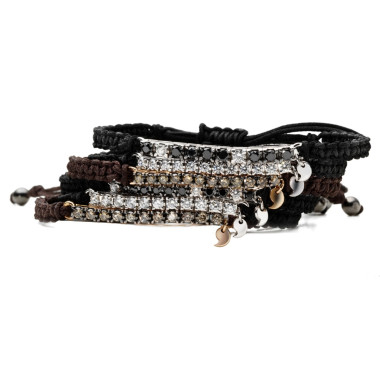         Leder, Armschmuck, Cervera Barcelona Twisted Armbänder