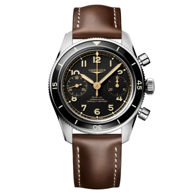        Damen- und Herrenuhr, Automatik, Longines LONGINES SPIRIT PILOT FLYBACK
