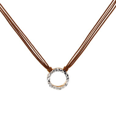 Halsschmuck, Rotgold, Schmuckwerk Alpen Halskette