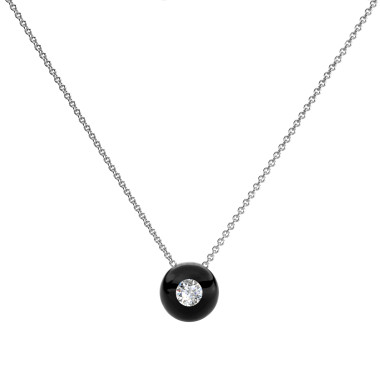 Halsschmuck, Edelstahl , Schmuckwerk Halskette Glasklar 