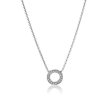 Halsschmuck, Platin, Schmuckwerk Halskette Saturn