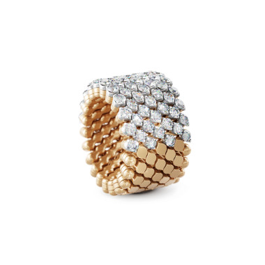 Ringe, Roségold, Serafino Consoli Brevetto Multi-Size Ring