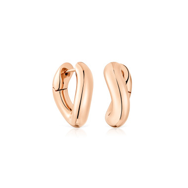 Ohrringe, Roségold, Cervera Barcelona Libre Creolen