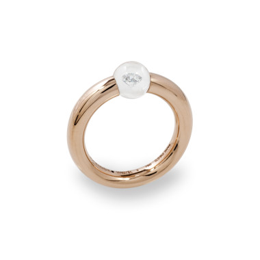         Rotgold, Ringe, Schmuckwerk Glasklar Ring