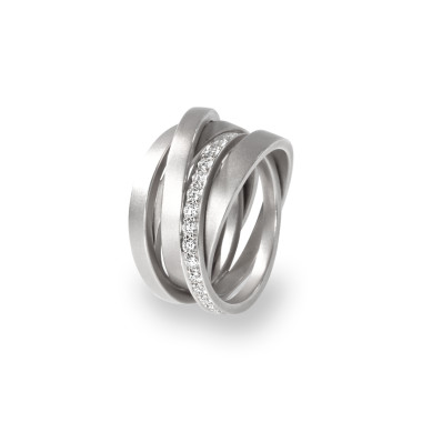         Weißgold, Ringe, Schmuckwerk Saturn Ring
