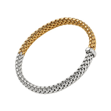         Gelbgold &amp; Weißgold, Armschmuck, FOPE Vendôme Flex'it Armband