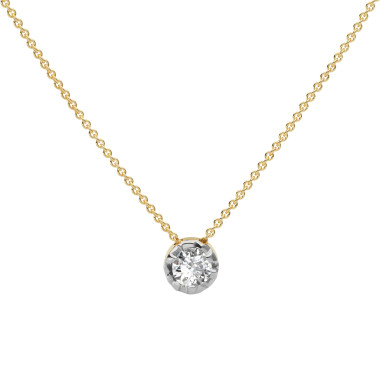 Halsschmuck, Gelbgold, Schmuckwerk Alpen Halskette