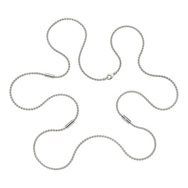 Halsschmuck, Weißgold, FOPE Aria lange Halskette