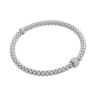 Armschmuck, Weißgold, FOPE Solo Flex'it Armband