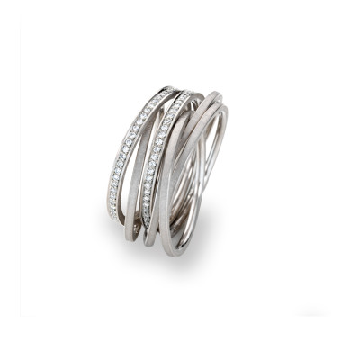        Weißgold, Ringe, Schmuckwerk Saturn Ring