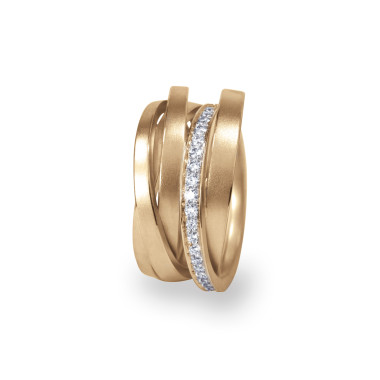         Rotgold, Ringe, Schmuckwerk Saturn Ring